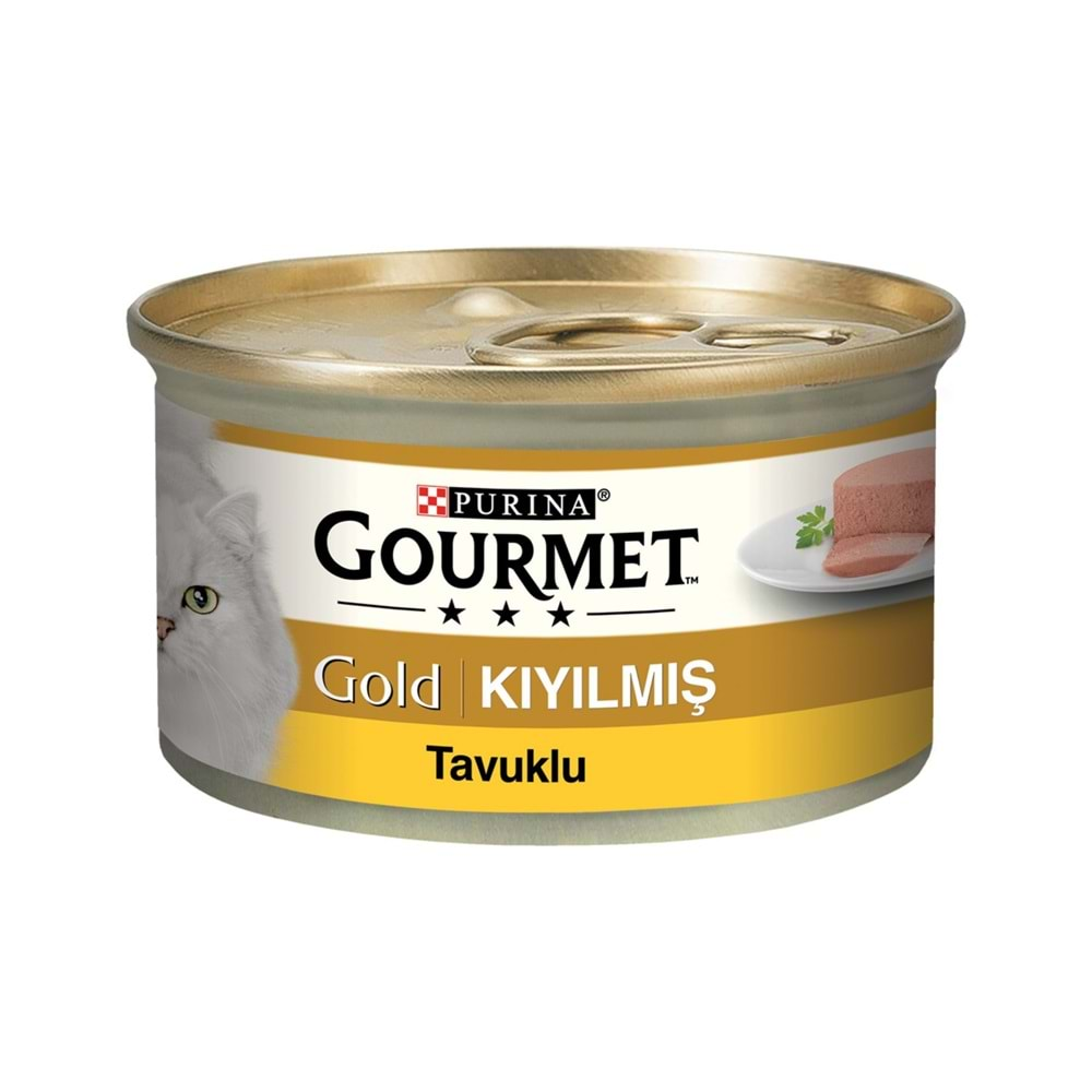 Gourmet Gold Kıyılmış Tavuklu Kedi Konservesi 85 Gr. 12 Ad.