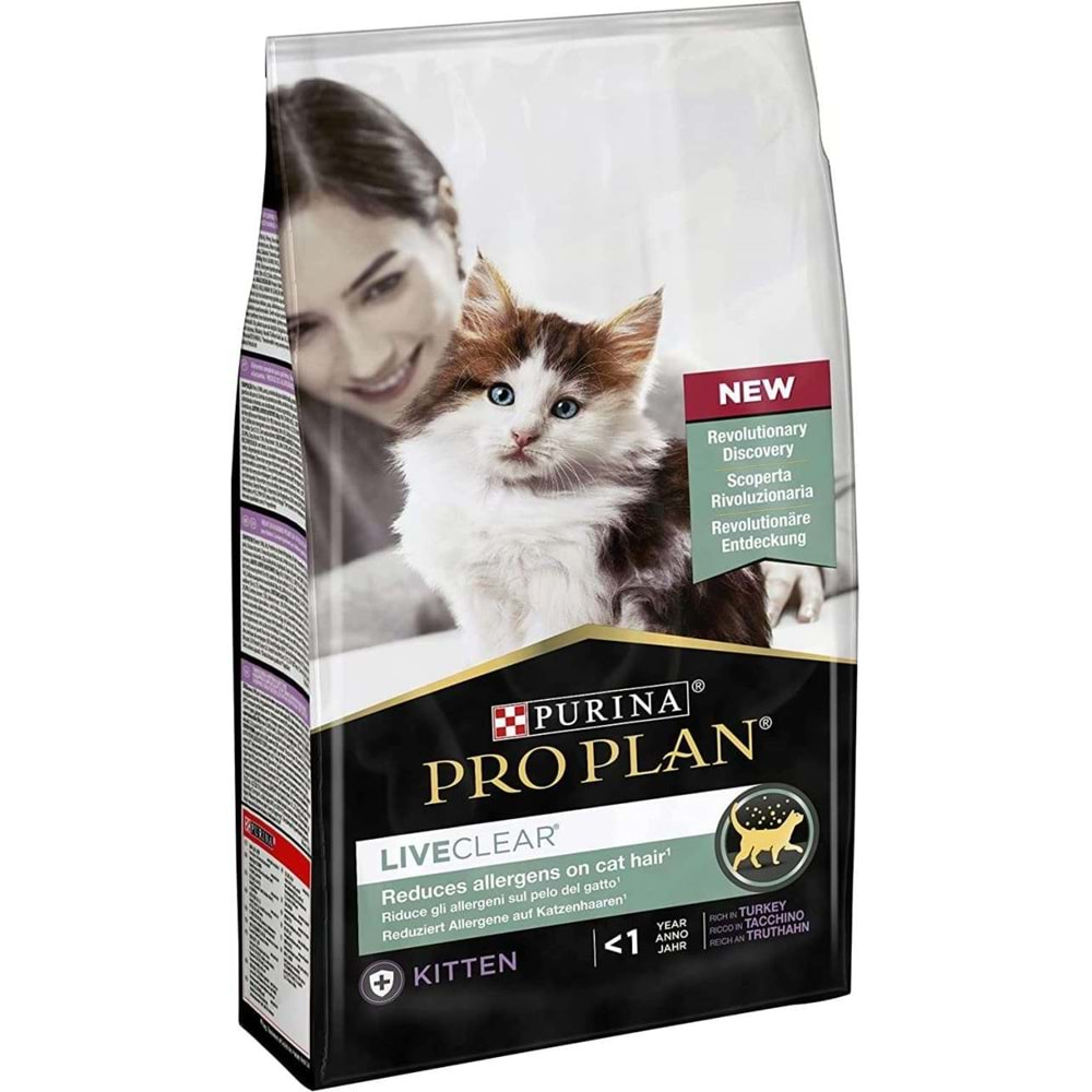 Pro Plan Liveclear Hindili Yavru Kedi Maması 1,4 Kg