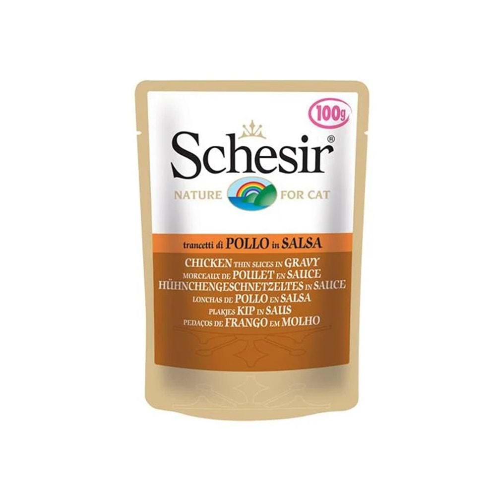 Schesir Jelly Tavuk Filetolu Jöle İçinde Yet. Kedi Pouch 85g