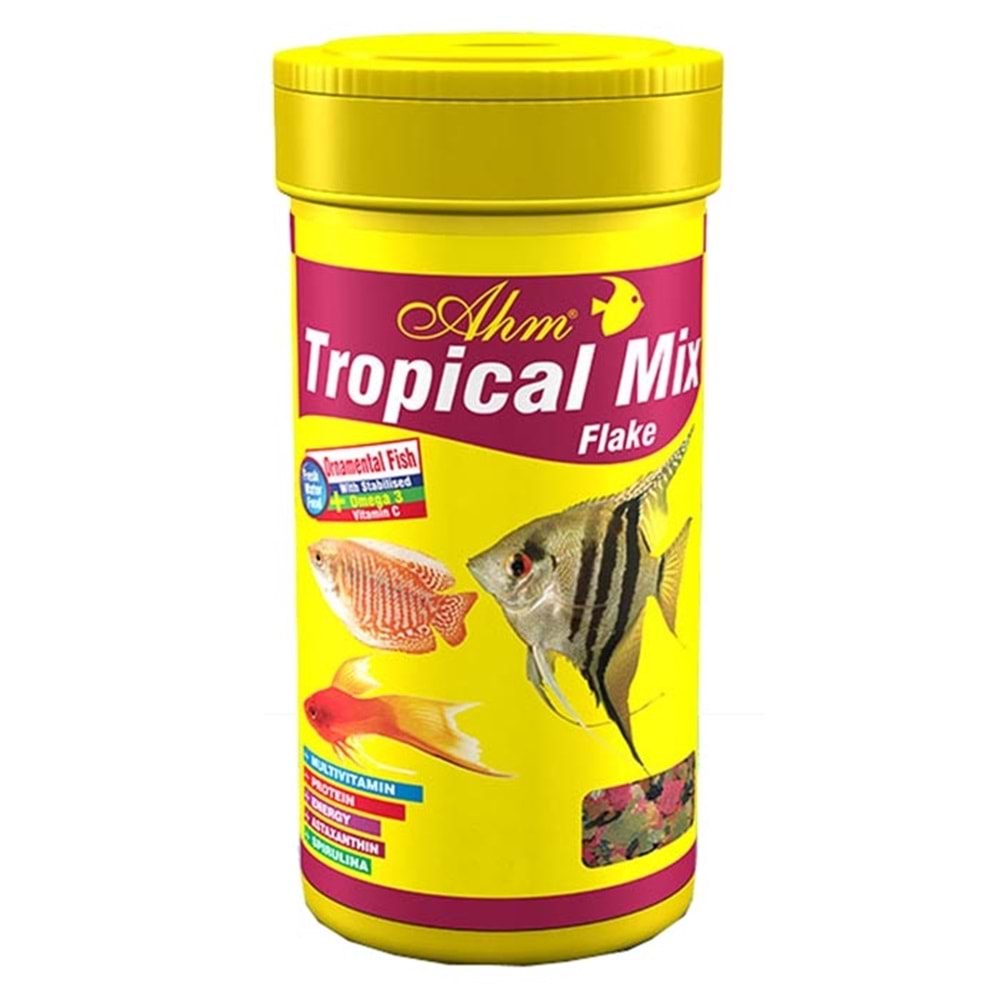 Ahm Tropical Mix Flake Food 100 ml.