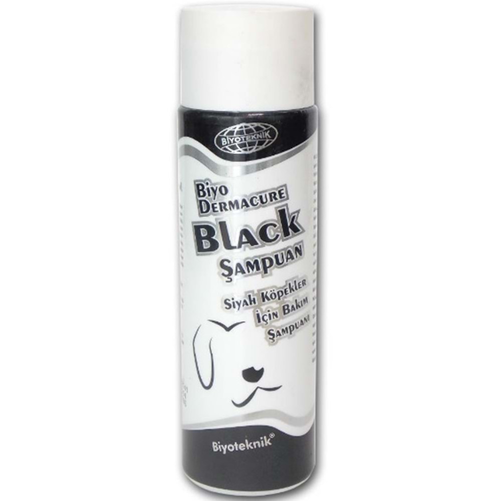 Biyoteknik Biyo Dermacure Black Siyah Tüylü Köpek Şampuanı 250 ml.