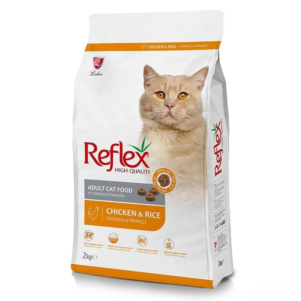 Reflex Tavuklu Yetişkin Kedi Maması 2 kg.