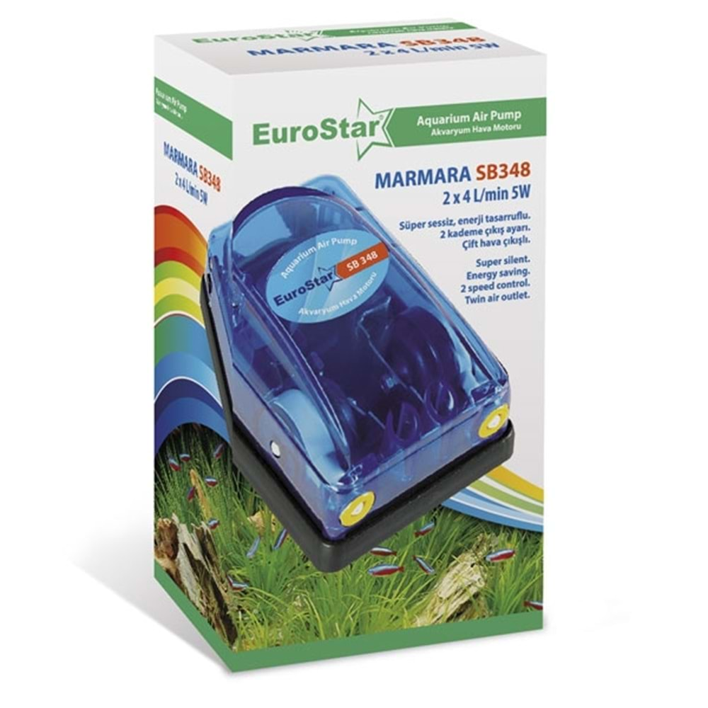 Eurostar Marmara SB-348 Çift Çıkışlı Hava Motoru 2x4 L. 5 W.