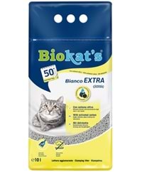 Biokat's Bianco Karbonlu Extra Kedi Kumu 10 Lt.
