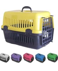 Pet Style Kedi&Köpek Taşıma Kafesi 48.5X32X32 cm. Sarı