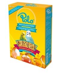 Polo Ballı Yumurtalı Muhabbet Kuşu Krakeri (10 lu Paket)
