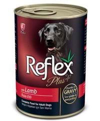 Reflex Plus Kuzulu Köpek Konserve Sos İçinde Et Parçacıklı 415 Gr.x6 Adet