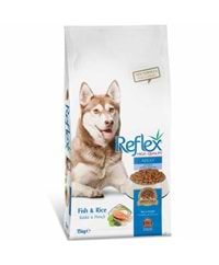 Reflex Balıklı Pirinçli Yetişkin Kuru Köpek Maması 15 Kg.