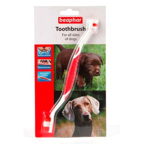 Beaphar Çift Taraflı Köpek Diş Fırçası