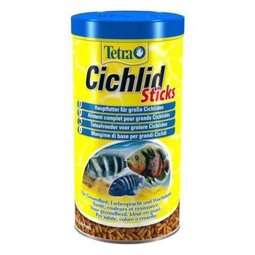 Tetra Cichlid Sticks Balık Yemi 1L 320 Gr.