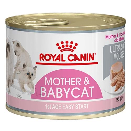 Royal Canin Mother-Babycat Yavru-Anne Kediler İçin Kedi Konservesi 195 Gr.