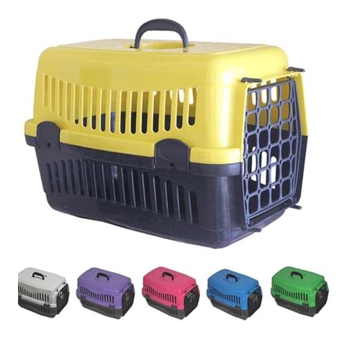 Pet Style Kedi&Köpek Taşıma Kafesi 48.5X32X32 cm. Pembe Kırmızı