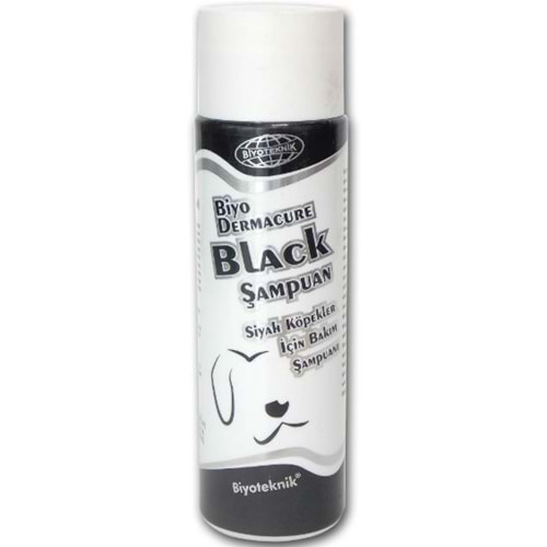 Biyoteknik Biyo Dermacure Black Siyah Tüylü Köpek Şampuanı 250 ml.