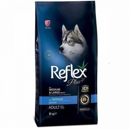 Reflex Plus Orta Büyük Irk Somonlu Köpek Maması 3 Kg.