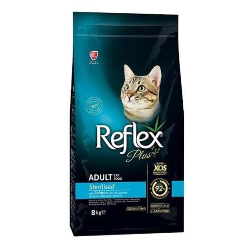 Reflex Plus Sterilised Somonlu Kısır Kedi Maması 8 Kg.