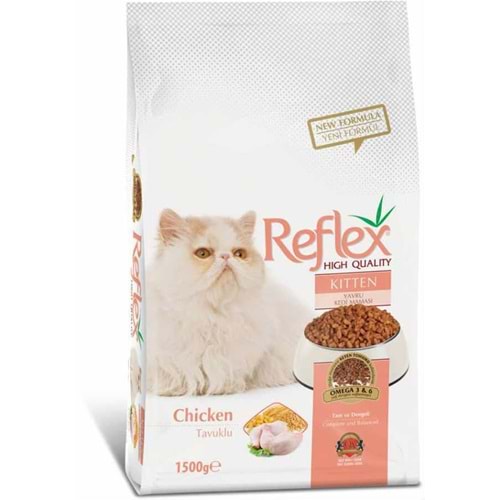 Reflex Kitten Yavru Tavuklu Kedi Maması 1,5 kg.