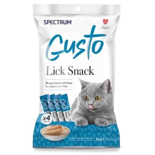 Spectrum Gusto Ton Balıklı Sıvı Kedi Ödül Maması 15gr (4'lü) 3 Paket