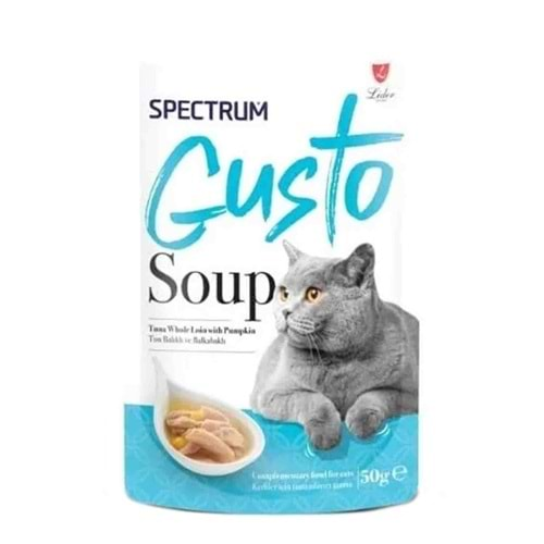 Spectrum Gusto Ton Balıklı ve Bal Kabaklı Kedi Çorbası 50gr