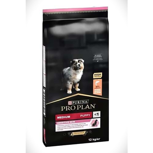 Pro Plan Puppy Sensitive Somonlu Medium Yavru Köpek Maması 12 Kg.