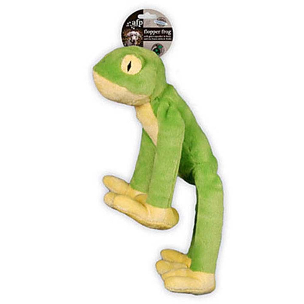 Afp 4037 Frog Flopper Peluş Kurbağa Sesli Köpek Oyuncağı 36 cm.