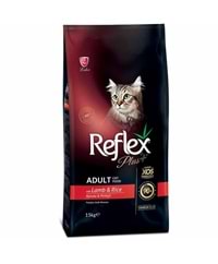 Reflex Plus Kuzu Etli Pirinçli Yetişkin Kedi Maması 15 Kg.