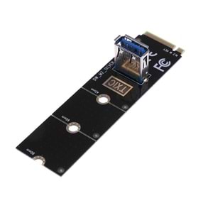TXIC M2/NGFF X 2 Adet USB3.0 Bağlantı Noktası Bitcoin Madenciliği Grafik Kart Genişletici Adaptör