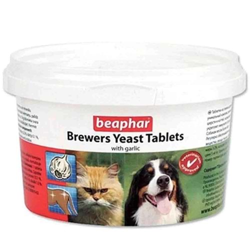 Beaphar Brewers Yeast Kedi/Köpek Sarımsaklı Maya Tableti 250 Adet